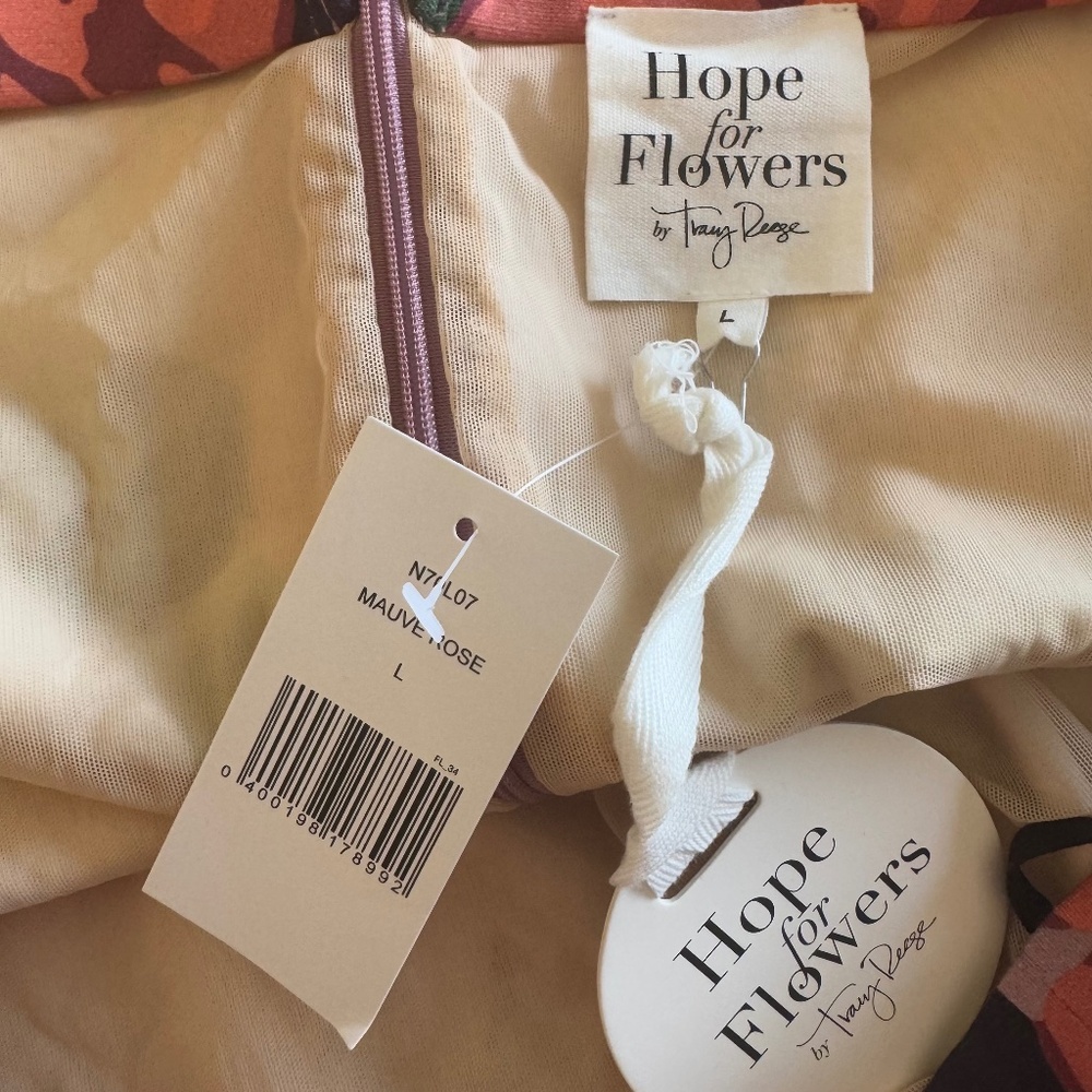 NWT Hope for Flowers by Tracy Reese Off Shoulder Sheath Dress, size L - Picture 8 of 11